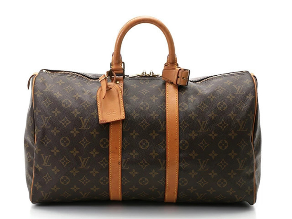 LOUIS VUITTON Keepall Boston Bag Monogram
